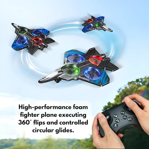 Fighter Plane 360 Flips  RC Stunt Fighter / Remote Control Airplane.