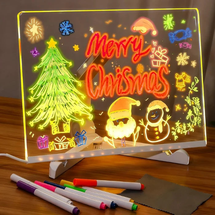 LED Colorful Glow Drawing Board