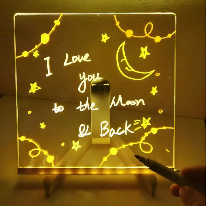 LED Colorful Glow Drawing Board