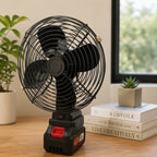 Portable lithium electric fan