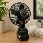 Portable lithium electric fan details