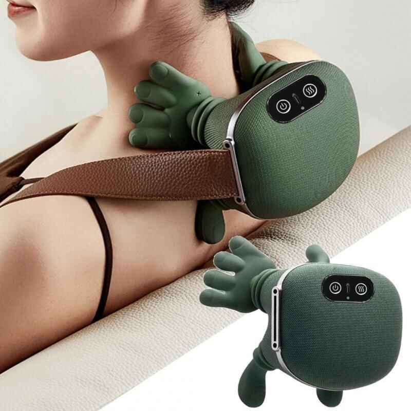 Neck and shoulder massager features